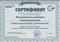 Сертификат участника онлайн-марафона "Безопасность ребенка" Сертификат участника онлайн-марафона "Безопасность ребенка"