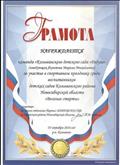Грамота за участие в спортивном празднике "Веселые старты" награждается команда Грамота за участие в спортивном празднике "Веселые старты" награждается команда